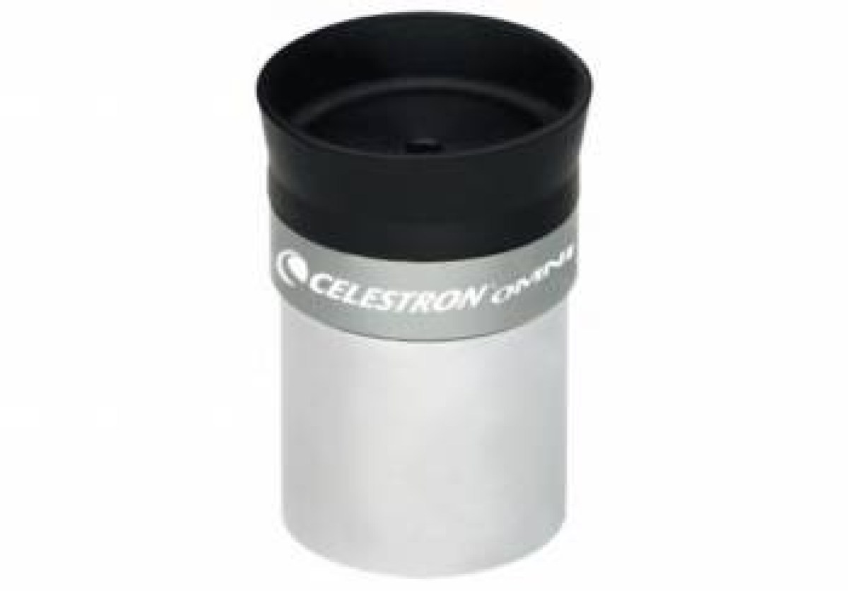 Oculare plossl Omni celestron parafocale con un'ottica ortoscopica, campo piano e un’ottima correzione. E' indicato per osservazioni ad ingrandimenti molto elevati di oggetti luminosi e contrastati.