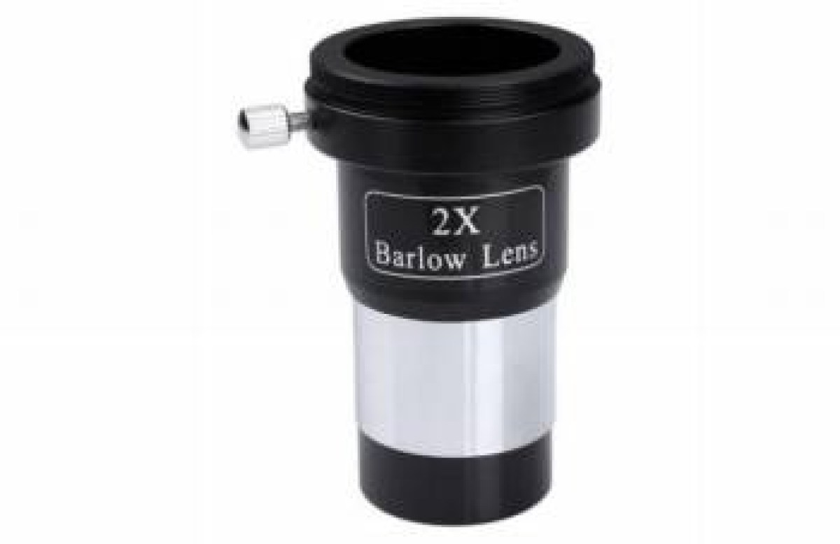La lente di Barlow 2x skywatcher con raccordo t2 fotografico per telescopio, completamente trattata, con la cassa in metallo, consente di raddoppiare l'ingrandimento degli oculari utilizzati.