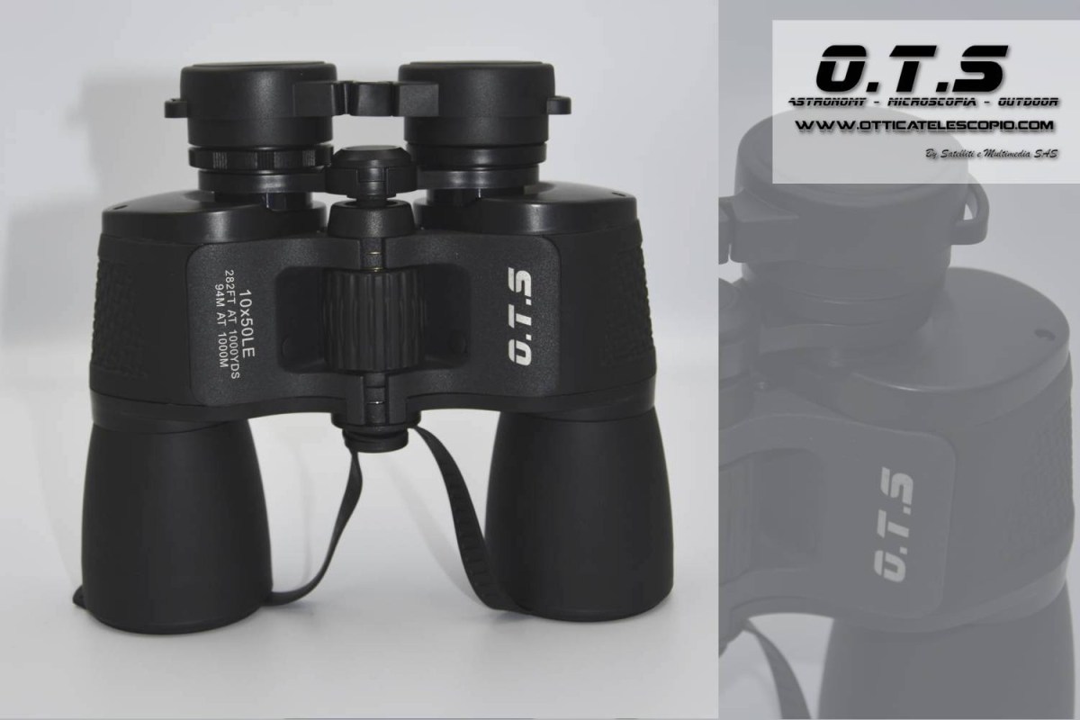 Binocolo 10X50LE OTS, un binocolo versatile per diversi utilizzi, per osservare la natura i paesaggi, la caccia, l'escursionismo, il campeggio e tanto altro a soli 100€ spedizione gratuita.