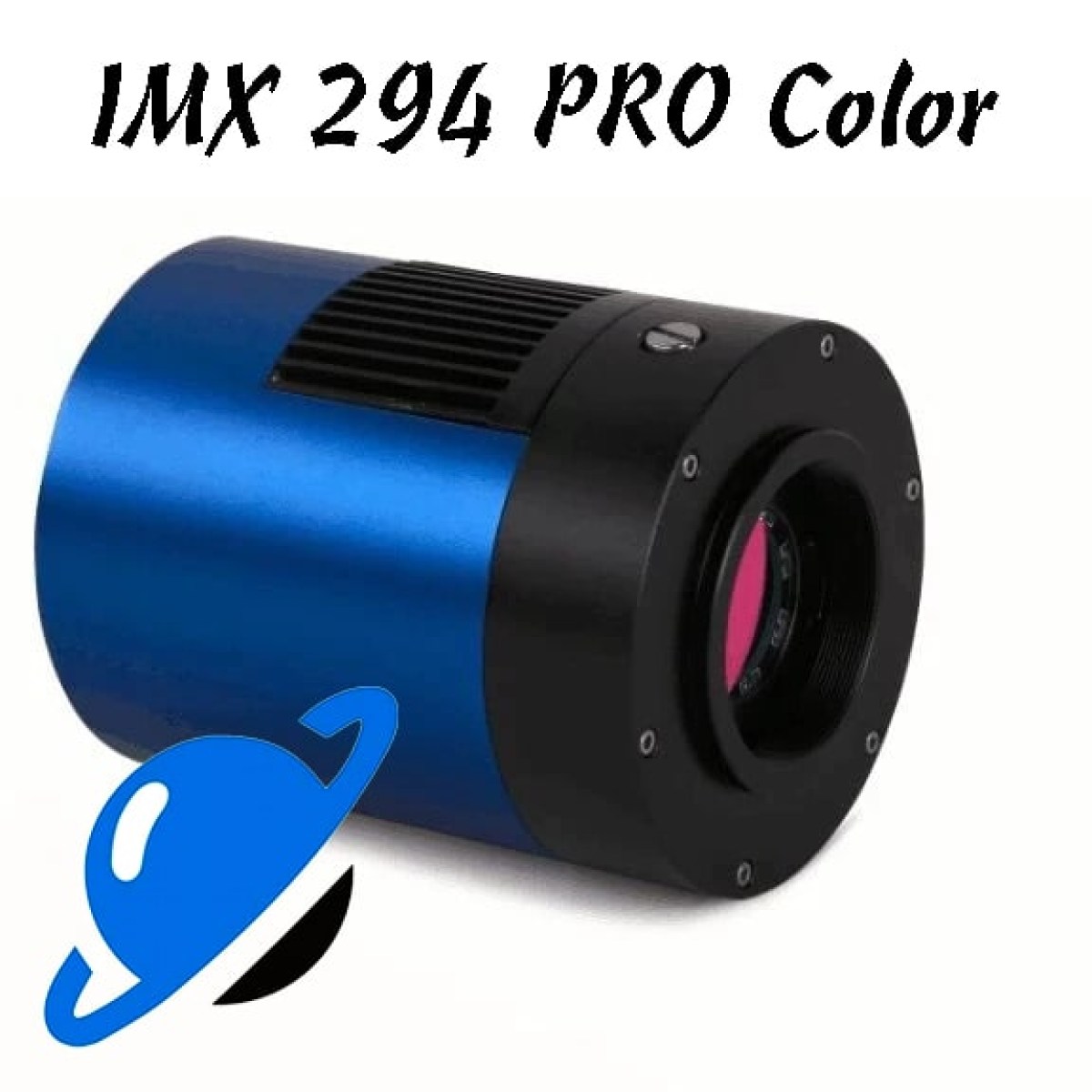 Camera per Telescopio IMX 294 PRO OTS Color raffreddata con cella di peltier e controllo della temperatura, per fotografie astronomiche a lunga posa del profondo cielo grazie al grande sensore da 4/3. Compatibile con Mac OS, Linux e Windows con software nativi e driver Ascom.