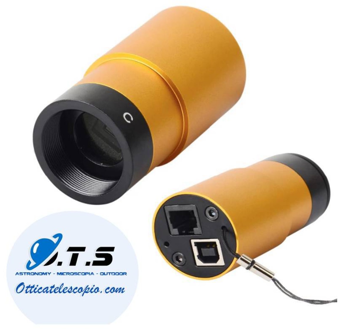 Camera Astronomica USB a colori ottima per acquisizione Planetaria ma anche per deep-sky, può essere utilizzata anche come camera guida per fotografie a lunga posa.