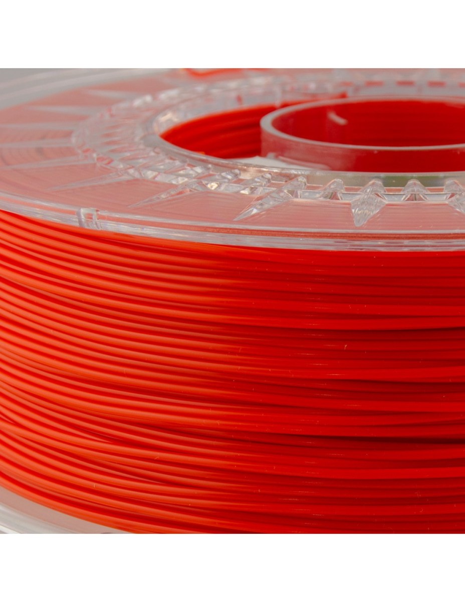 Filamento in PLA di colore Arancione da 1Kg in Bobina da 350 metri di filo da 1,75mm di ottima qualità e prestazioni superiori rispetto al normale PLA sia meccaniche che di rifinitura.