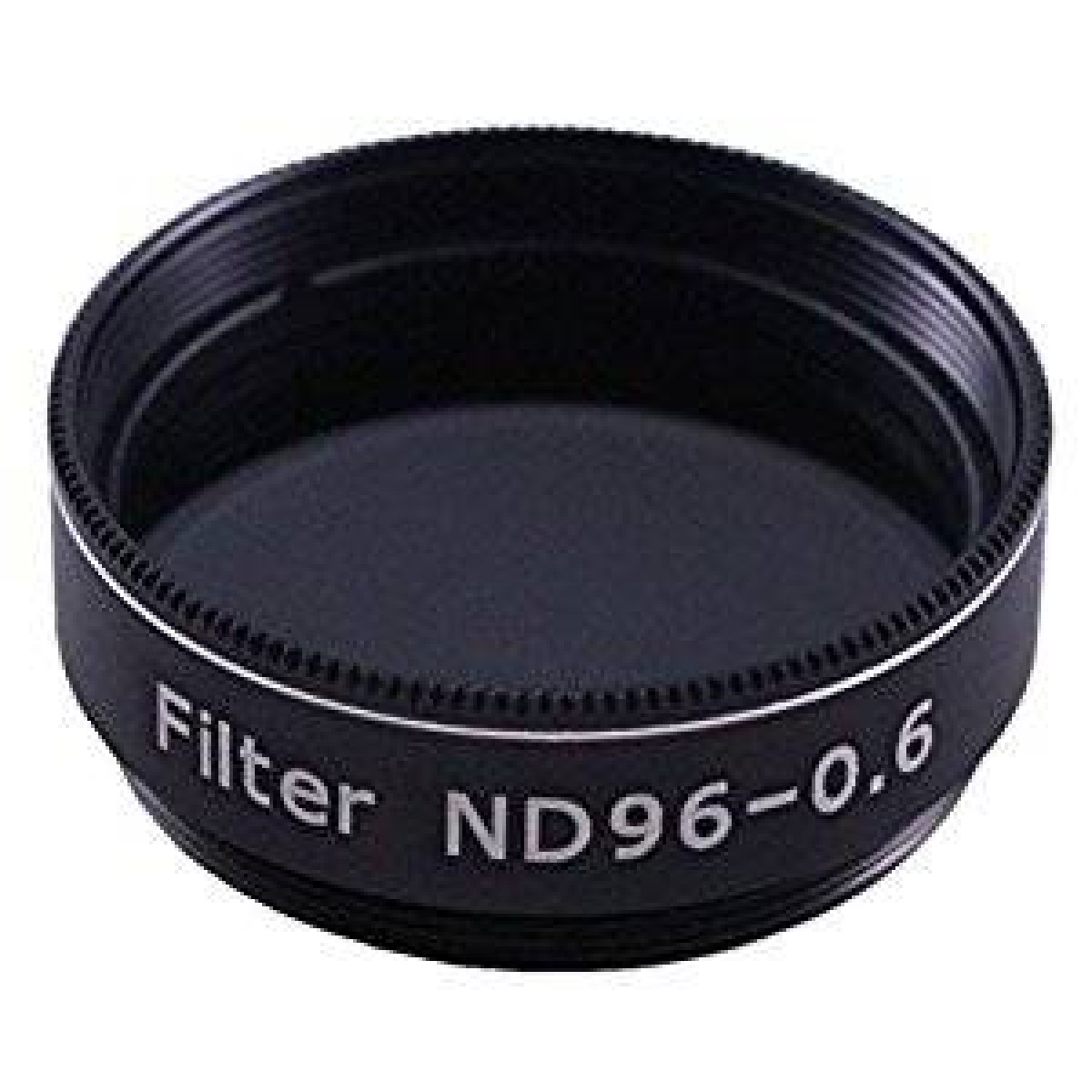 Filtro colorato grigio neutro ND96-0.6 per telescopi che accettano accessori da 1,25 pollici trova la sua applicazione nella riduzione della luce in entrata quando molto forte, come ad esempio la luce della luna piena, e nella separazione di stelle doppie molto vicine.