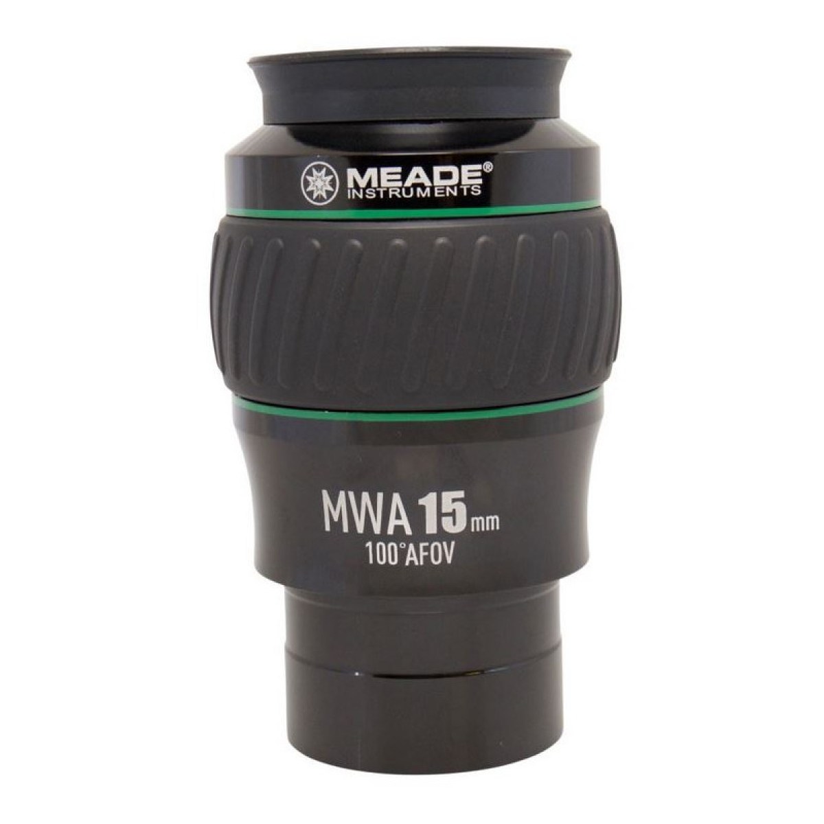 Oculare Meade da 15mm serie 5000 Mega Wide Angle Parafocale: immagini nitide dal centro fino ai margini del vastissimo campo visivo apparente di 100 gradi.