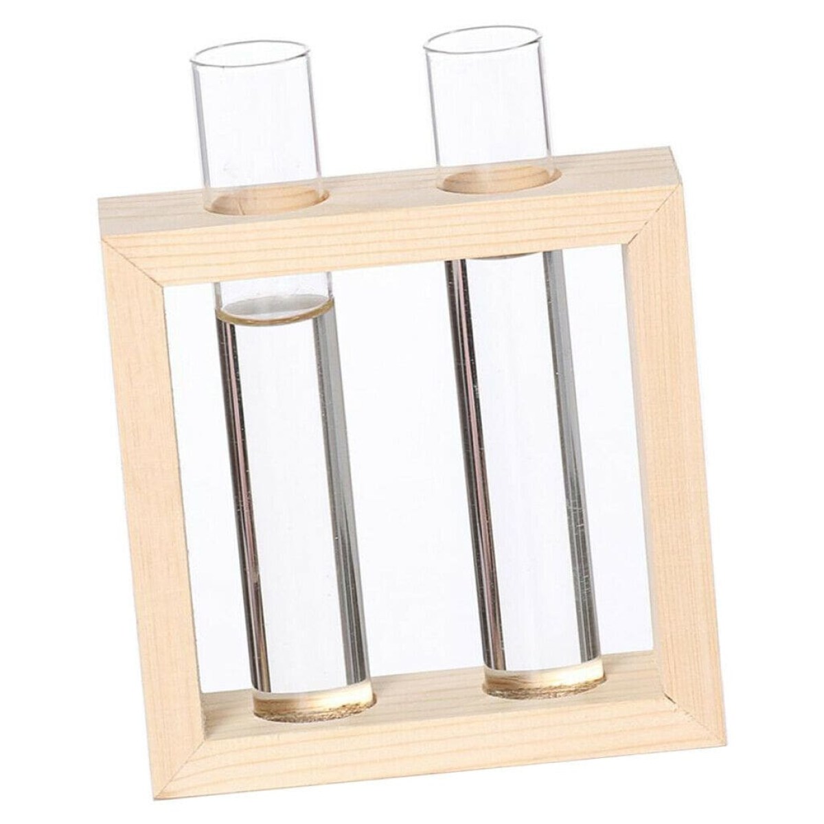 Supporto in legno per provetta da 2 fori pratico e utile per custodire sul tuo banco da laboratorio, scuola o per i tuoi esperimenti le provette che utilizzi, avendole sempre comodamente a portata di mano.