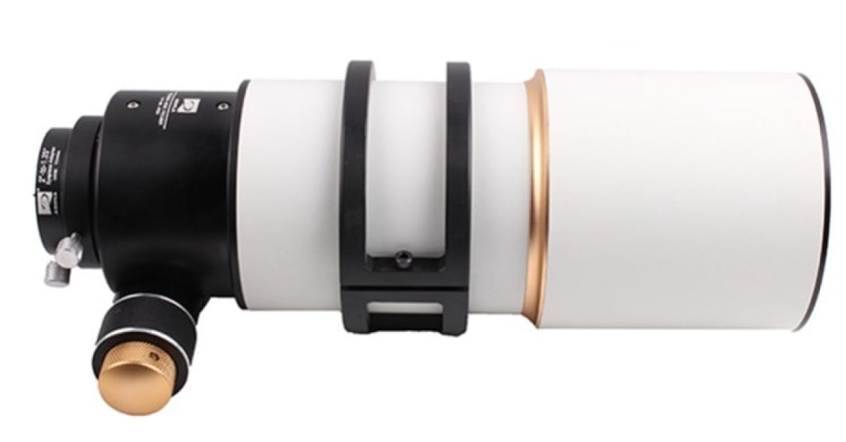 Telescopio Guida 80/400 Rifrattore OTS con ottica e lenti di qualità, focheggiatore micrometrico. Rapporto focale a f/5 progettato come telescopio guida o come telescopio per l'osservazione e per astrofotografia.