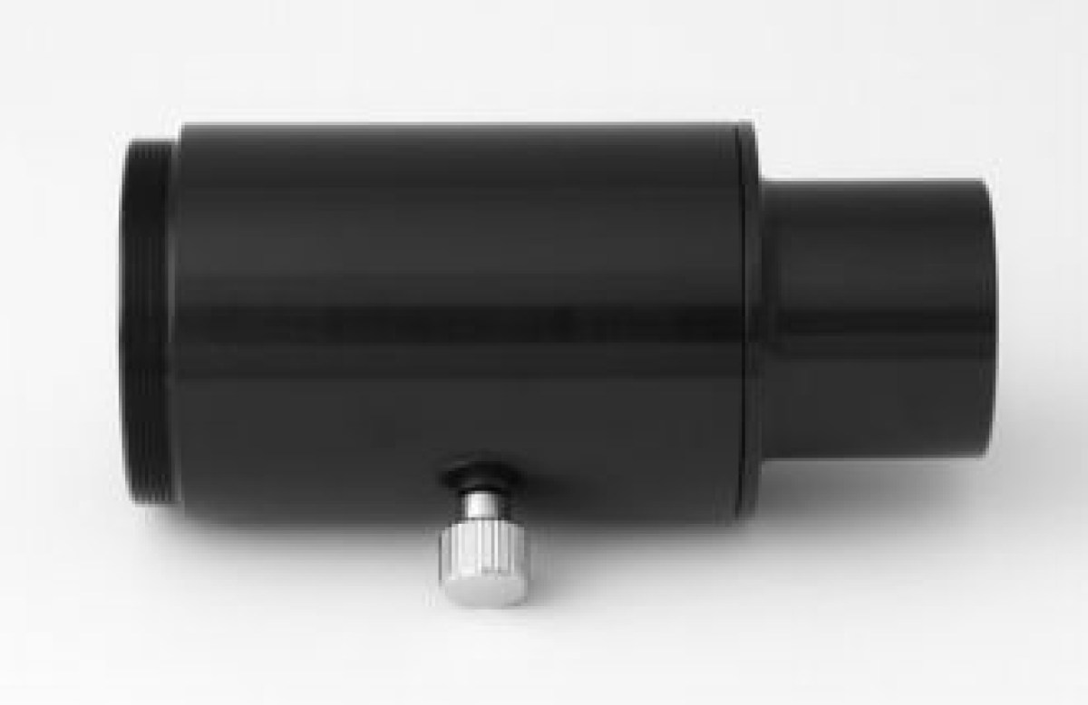 Questo adattatore extender per telescopio della ots telescope consente di collegare la vostra reflex per fare fotografie a fuoco diretto o in proiezione grazie ai due adattatori inclusi e la filettatura per anello T2.