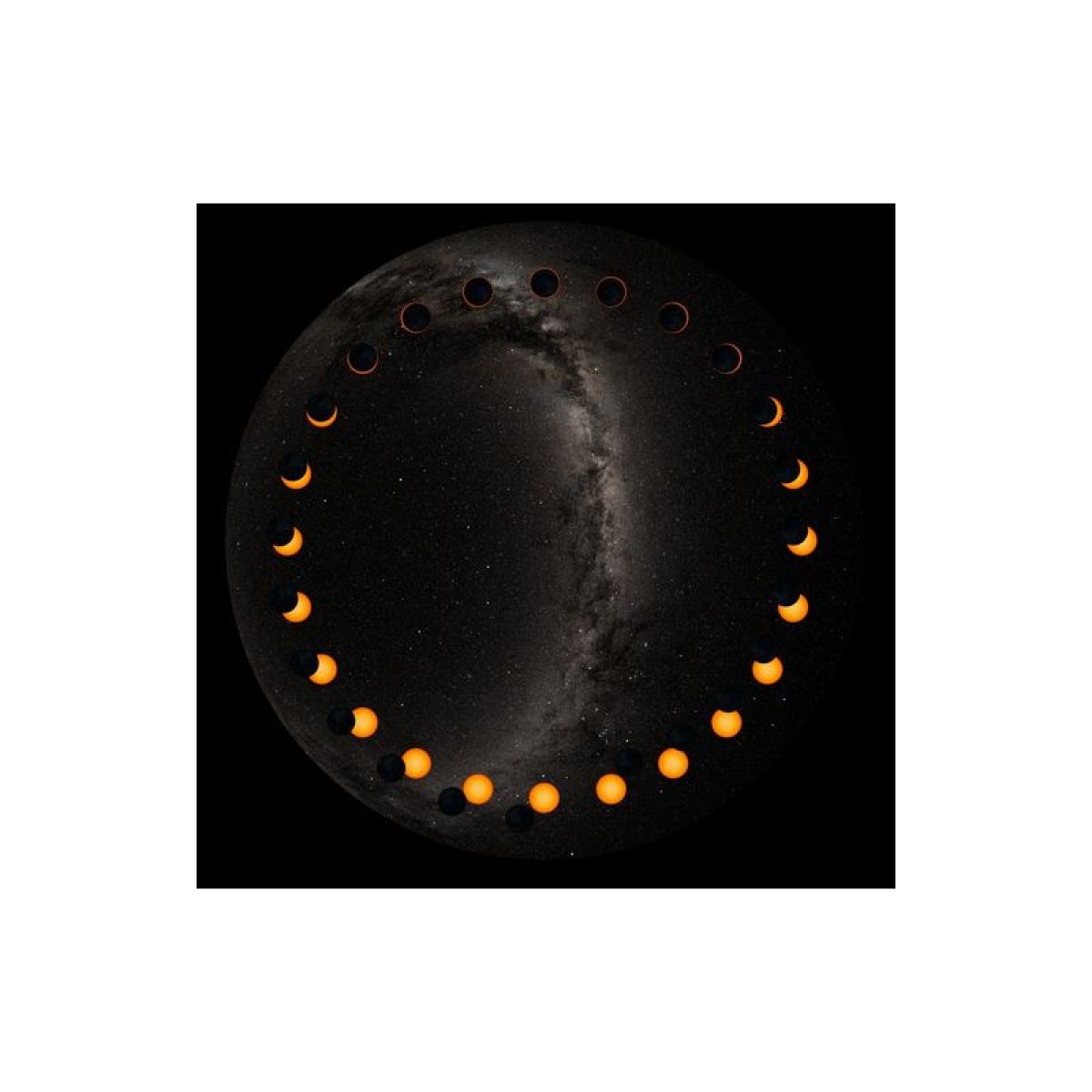 Eclisse di Sole Anulare, Disco per Proiettore di stelle, planetario sega Star Theatre in grado di proiettare fino a 10.000 stelle, con costellazioni e Via Lattea. Simula il movimento della volta celeste nel corso della notte e le stelle cadenti.