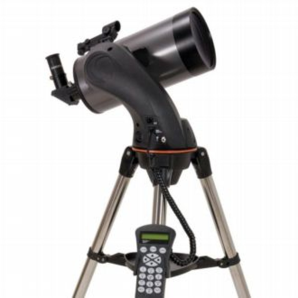 Telescopio GoTo Computerizzato Celestron, Ottica Mak da 127/1500, montatura altazimutale con puntamento automatico, treppiedi in acciaio, due oculari inclusi, pulsatiera nexstar.