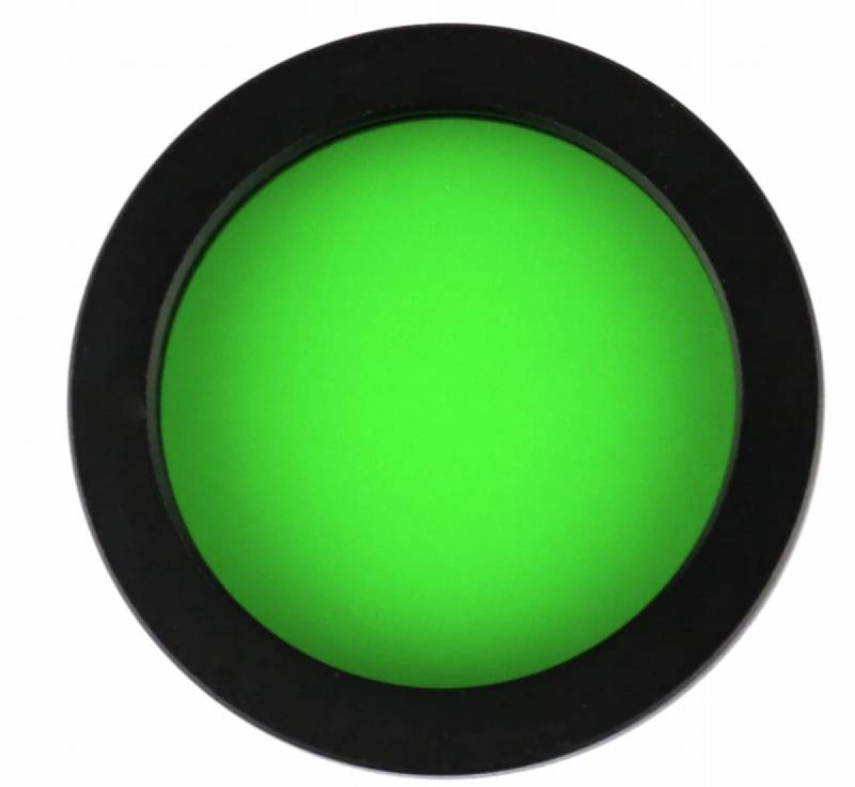 Filtro colorato verde per telescopi che accettano accessori da 2 pollici consigliato per l'osservazione di giove per esaltare la macchia rossa, consigliato anche per marte e venere.