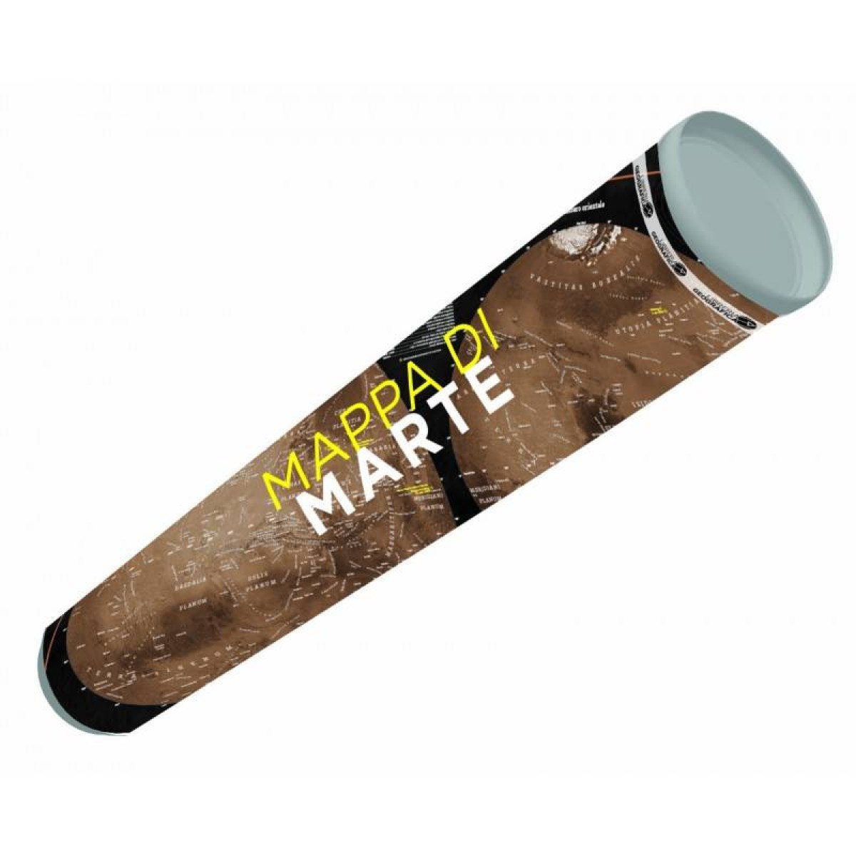 Un geoposter astronomico di Marte perfetto come elemento di decoro per la camera e un'ottima idea regalo.