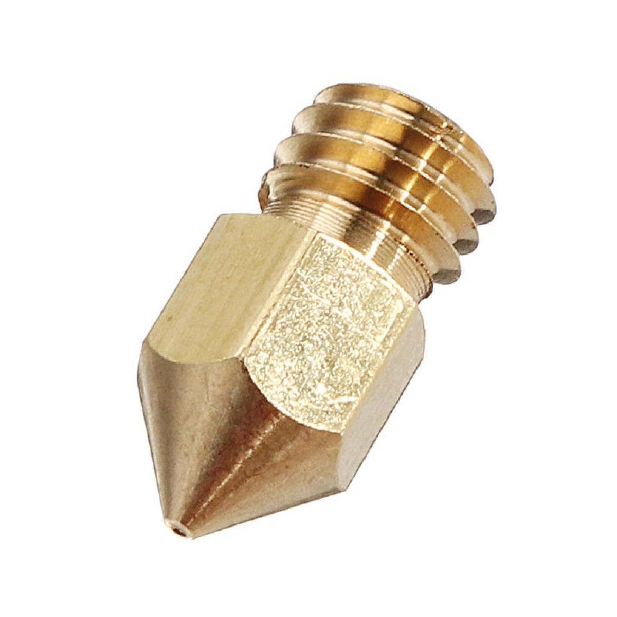 Ugello estrusore MK8 0.6mm con filetto M6 per stampante 3D e filamenti da 1,75mm, nozzle compatibile con stampanti 3d MakerBot, Creality, Anycubic, Flashforge, Geeetech, Flying Bear, Artillery, Sharebot, Qidi Tech, FLSun, Anet, Alfawaise, Bresser, Two Trees, OTS, Ultimaker, Zortrax, Prusa.