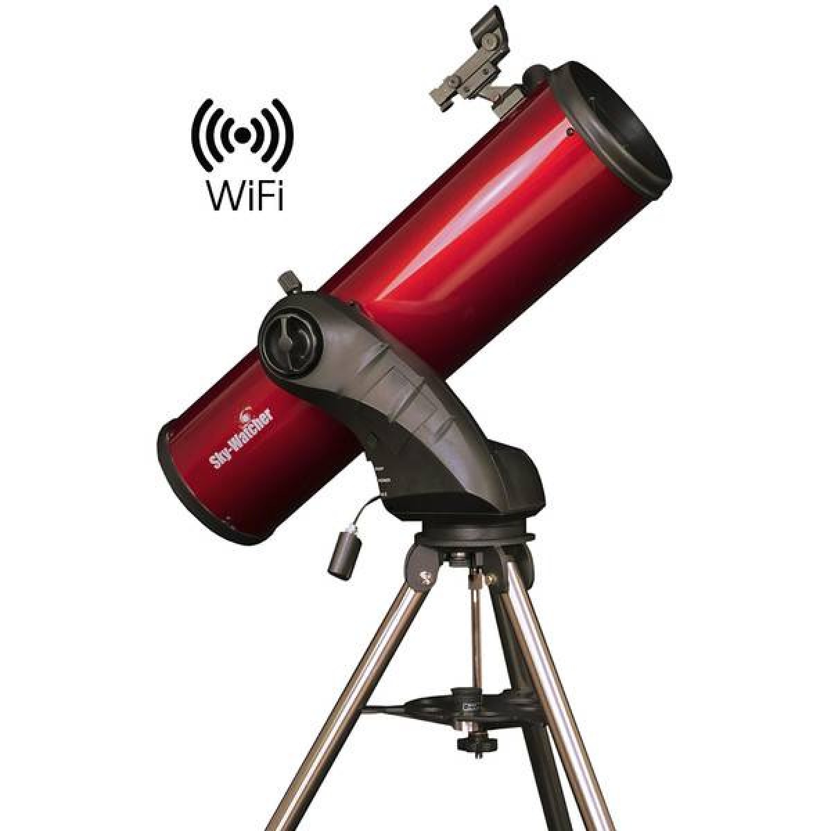 Telescopio Astronomico Goto Star Discovery 150R Wifi Skywatcher con montatura altazimutale Goto a puntamento automatico synscan con 42000 oggetti in memoria. Il telescopio richiede solamente l'inserimento della data, ora e puntare a tre stelle di riferimento e sarete pronti per esplorare il cielo.