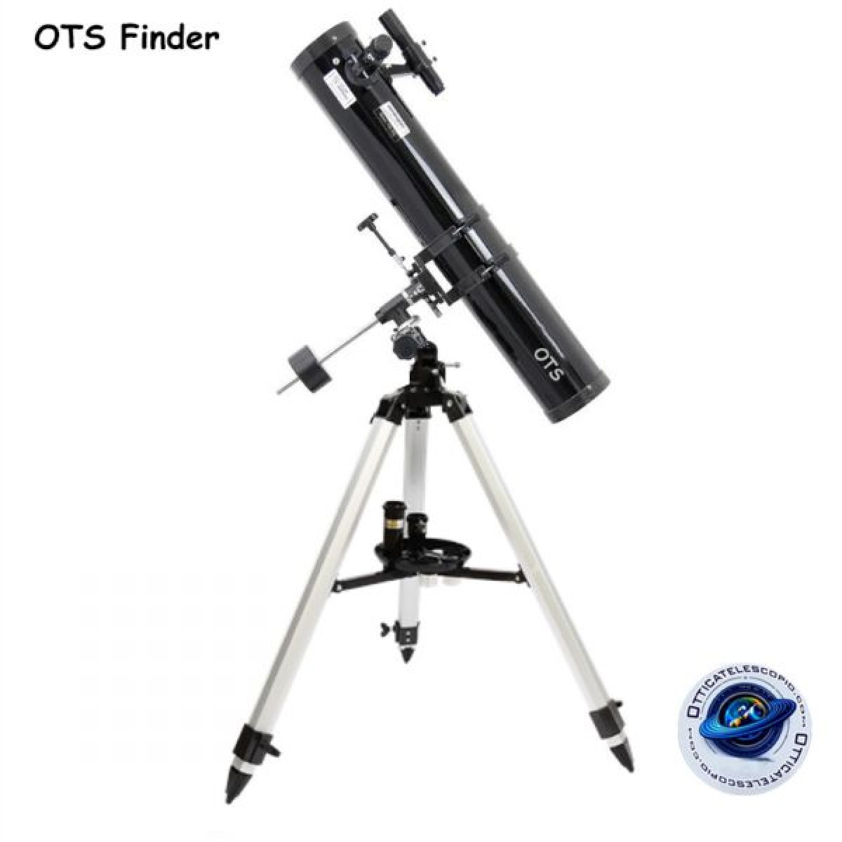 Telescopio Newtoniano 114/900 EQ-3.1 OTS Finder per osservare la luna, le stelle e pianeti, uno strumento che darà tante soddisfazioni. ideale per muovere i primi passi nell'astronomia. Una buona ottica ed una montatura già robusta distinguono questo telescopio.
